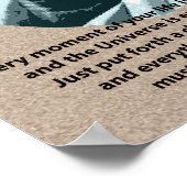 Ghandi-citaat Poster (Hoek)