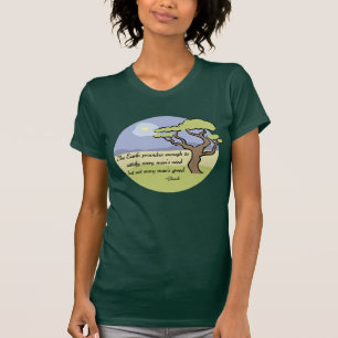 Ghandi Earth citeert t-shirt
