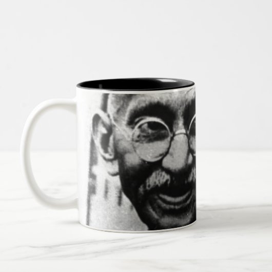 GHANDI, GHANDI TWEEKLEURIGE KOFFIEMOK (Links)
