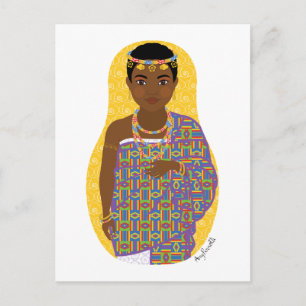 Ghanees Matryoshka-Briefkaart Briefkaart