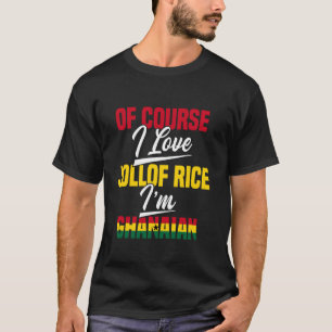 Ghanese fijnproever Afrikaanse voedselliefhebber R T-shirt