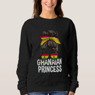 Ghanese Prinses Wanordelijke Haar Knot Ghana Meisj Trui