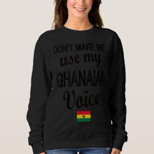Ghanese stem Ghana vlag Ghanese wortels Trui