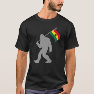 Ghanese vlag op de Ghanese vlag T-shirt