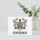 Ghanese wapenschild Briefkaart (Staand voorkant)