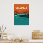 Gharial River Guardian Mythic Poster (Keuken)