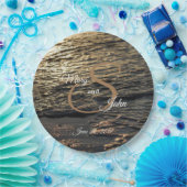 Ghear Beach Morning Wedding Papieren Bordje (Feest)