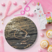 Ghear Beach Morning Wedding Papieren Bordje (Feest)