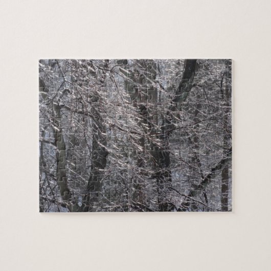 Ghear Icy Forest in Morning Light I Legpuzzel (Horizontaal)