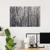 Ghear Icy Forest in Morning Light II Poster (Thuiskantoor)