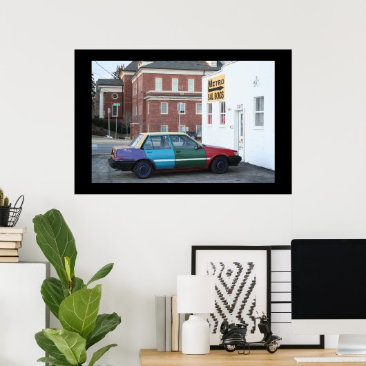 Ghetto-auto Poster (Thuiskantoor)