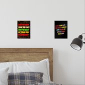 GHETTO BLAST AFRO AMERICAN STYLE MUURKUNST SETS (Slaapkamer)