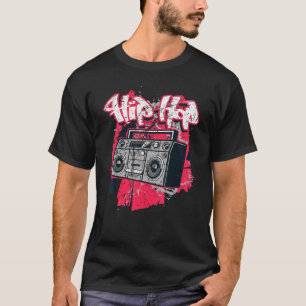Ghetto Blaster 80's 90's Party Hip Hip Rap R&b Vin T-shirt
