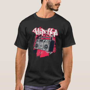 Ghetto Blaster 80's 90's Party Hip Hip Rap R&b Vin T-shirt