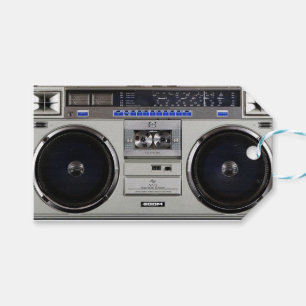 Ghetto Blaster Boombox Cadeaulabel