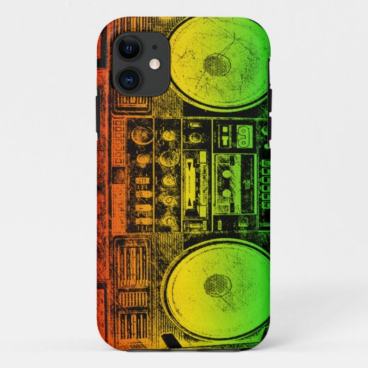Ghetto-blaster Case-Mate iPhone Case (Achterkant)