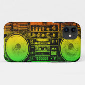 Ghetto-blaster Case-Mate iPhone Case (Achterkant (horizontaal))