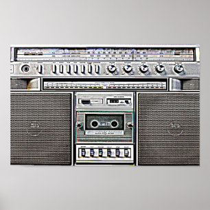 GHETTO BLASTER POSTER