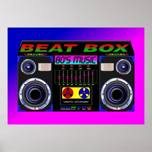 Ghetto Blaster Print 1 (Voorkant)