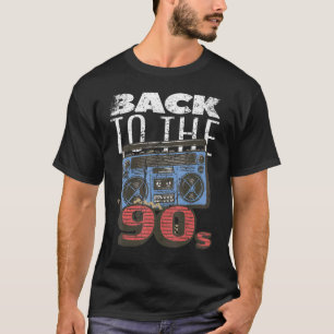 Ghetto Blaster terug naar 90's Party Hip Rap R&b T-shirt