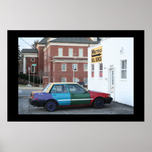 Ghetto Car Poster