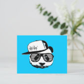 Ghetto panda briefkaart (Staand voorkant)