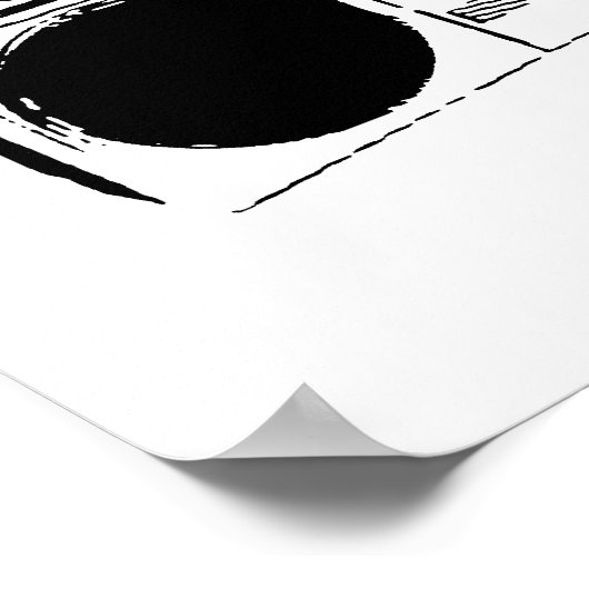 Ghettoblaster Poster (Hoek)