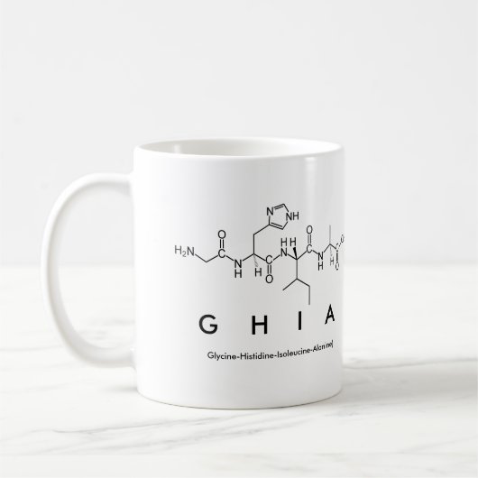 Ghia peptide nom mug (Gauche)