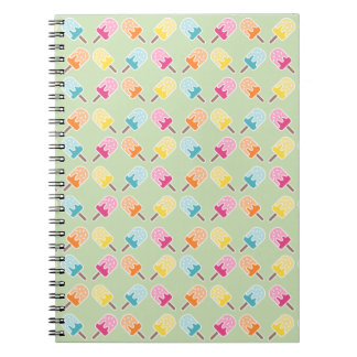 Ghiacciolo notebook - Colorful Popsicle Pattern  Notitieboek