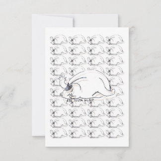 Ghibli genaamd "Don't Annoy me" Cat RSVP Kaartje