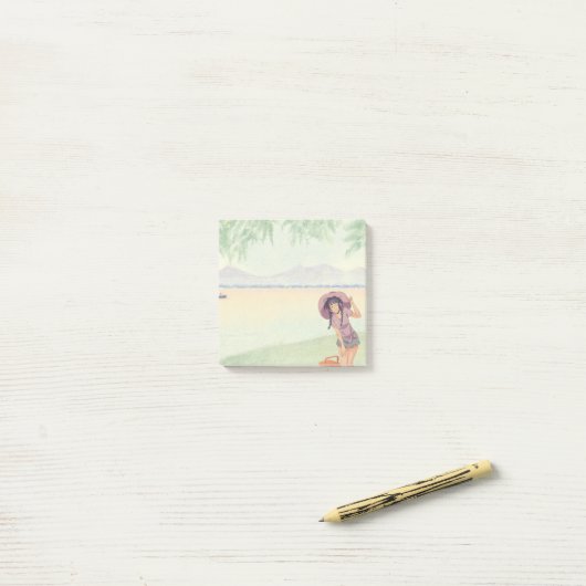 Ghibli Inspired Style 4 Sticky Notes (Op bureau)