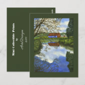 Ghirardelli Barn - Mini Collectible Prints Briefkaart (Voorkant / Achterkant)