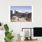 Ghirardelli Square-San Francisco Digital Waterverf Poster (Thuiskantoor)