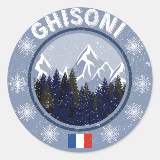Ghisoni Ronde Sticker (Voorkant)