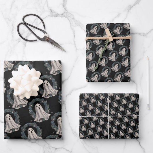 Ghoarly Goth emballage cadeau de vacances Papier G (Recto)