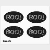 Ghoffelijk Boo! Oval Sticker (Vel)