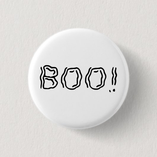 Ghoffelijk Boo! Ronde Button 3,2 Cm (Voorkant)