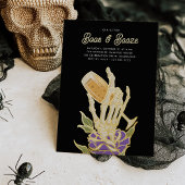 Ghofst Champagne "Boos & Booze" Halloween Party Folie Uitnodiging