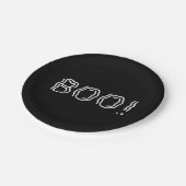 Ghomajorité Boo ! Assiettes en Papier. (Angle)