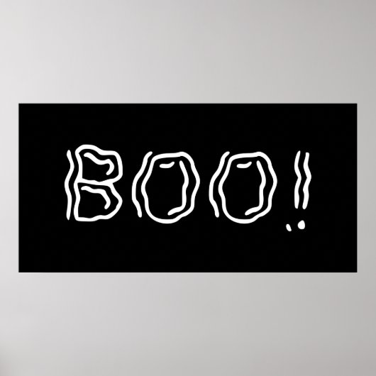 Ghomajorité Boo ! Poster (Devant)