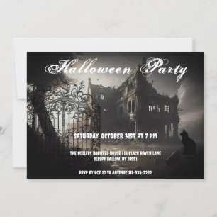 Ghoost Mansion Halloween Fête Invitation