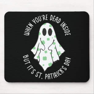 Ghost als je dood bent binnen, maar het is St. Pat Muismat