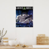Ghost-anime in de shell klassieke poster (Keuken)
