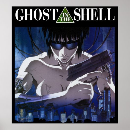 Ghost-anime in de shell klassieke poster (Voorkant)