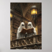 Ghost Antiek Boeken Bibliotheek Poster (Voorkant)