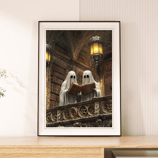Ghost Antiek Boeken Bibliotheek Poster