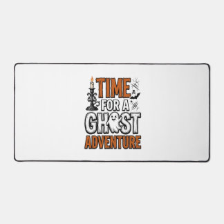 Ghost Avontuur Halloween Vintage Typografie Ontwer Bureaumat