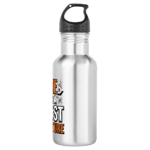 Ghost Avontuur Halloween Vintage Typografie Ontwer Waterfles
