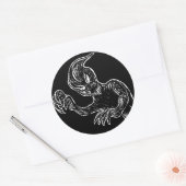 Ghost Badge Ronde Sticker (Envelop)