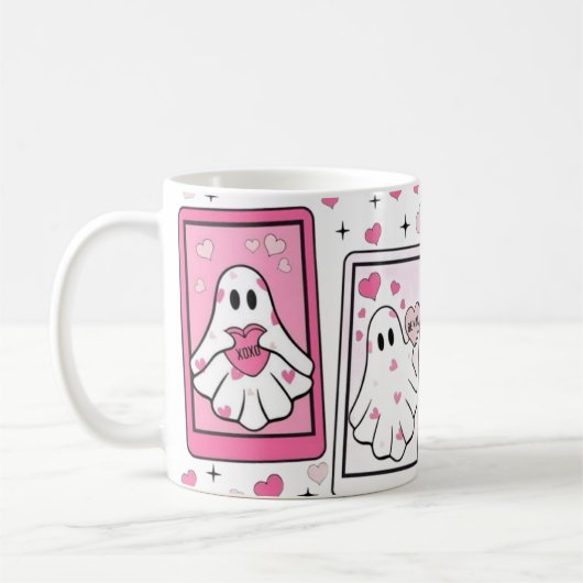 Ghost Bae Mug – Cute Spooky Coffee Cup (Gauche)
